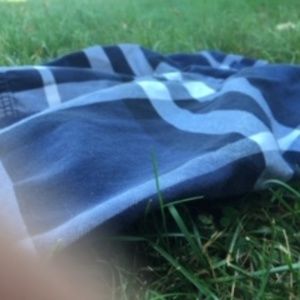 Burberry boys navy blue and white shorts size 14